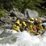 Rafting, the wrong side up!